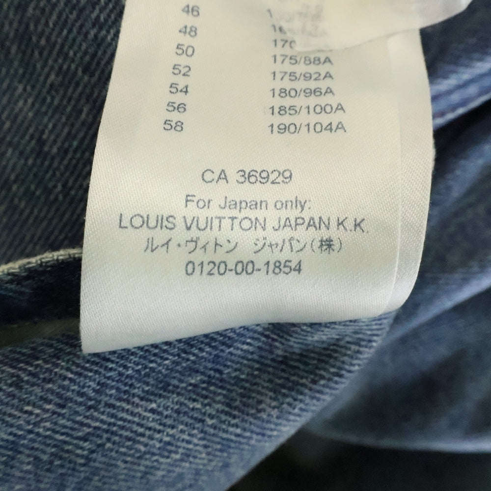 LOUIS VUITTON(ルイヴィトン) 20SS モノグラムデニムジャケット Gジャン インディゴ RM202 YIE HJA71W