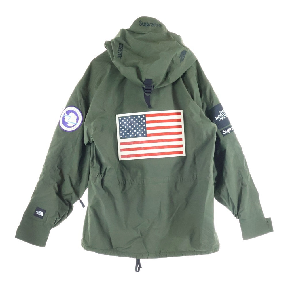 THE NORTH FACE(ザノースフェイス) 17SS ×SUPREME Trans Antarctica Expedition Gore-Tex Pullover ゴアテックス プルオーバー カーキ NF0A37KB