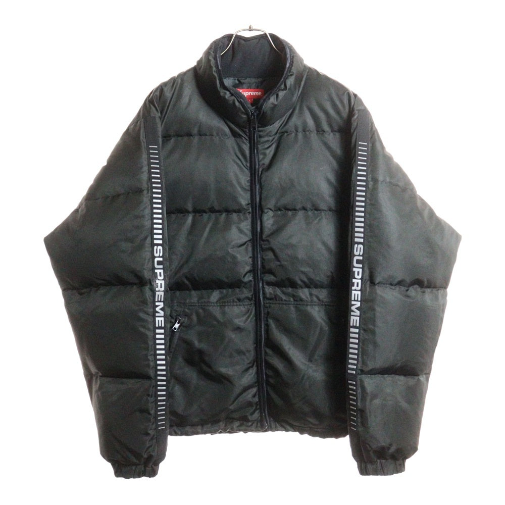 SUPREME(シュプリーム) Reflective Logo Puffy Jacket リフレクター ロゴ ダウンジャケット ブラック