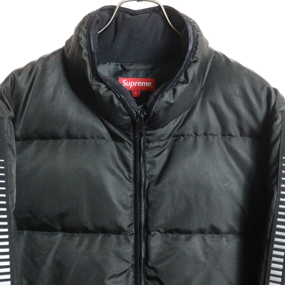 SUPREME(シュプリーム) Reflective Logo Puffy Jacket リフレクター ロゴ ダウンジャケット ブラック