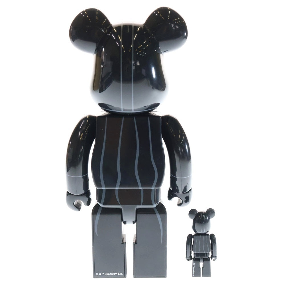 MEDICOM TOY(メディコムトイ) ベアブリック DARTH VADER TM DAMAGE Ver 1000% ダースベイダー ダメージ加工バージョン ブラック フギュア 人形