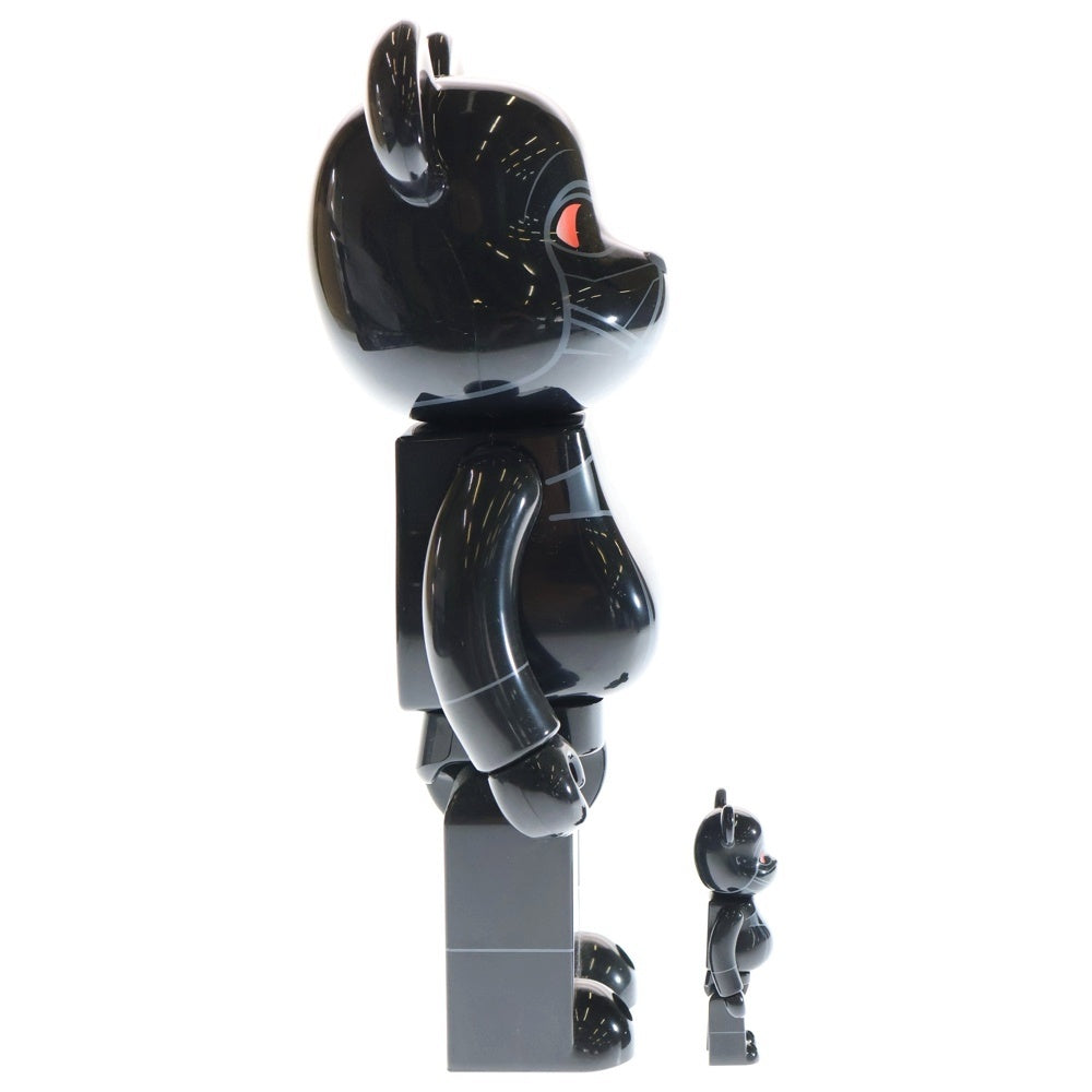 MEDICOM TOY(メディコムトイ) ベアブリック DARTH VADER TM DAMAGE Ver 1000% ダースベイダー ダメージ加工バージョン ブラック フギュア 人形