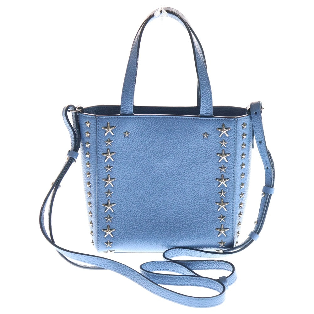 JIMMY CHOO(ジミーチュウ) MINI PEGASI UUF ミニペガジ スタースタッズ装飾 ハンドバッグ ショルダーバック