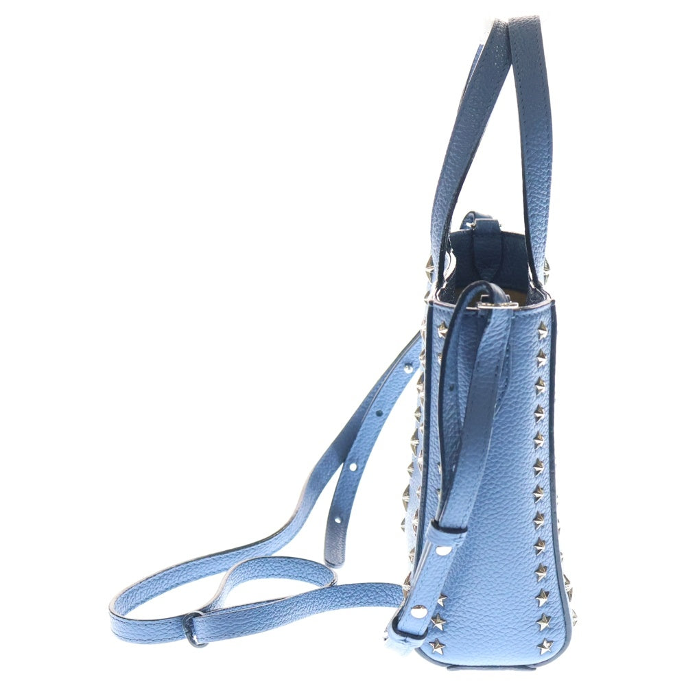 JIMMY CHOO(ジミーチュウ) MINI PEGASI UUF ミニペガジ スタースタッズ装飾 ハンドバッグ ショルダーバック