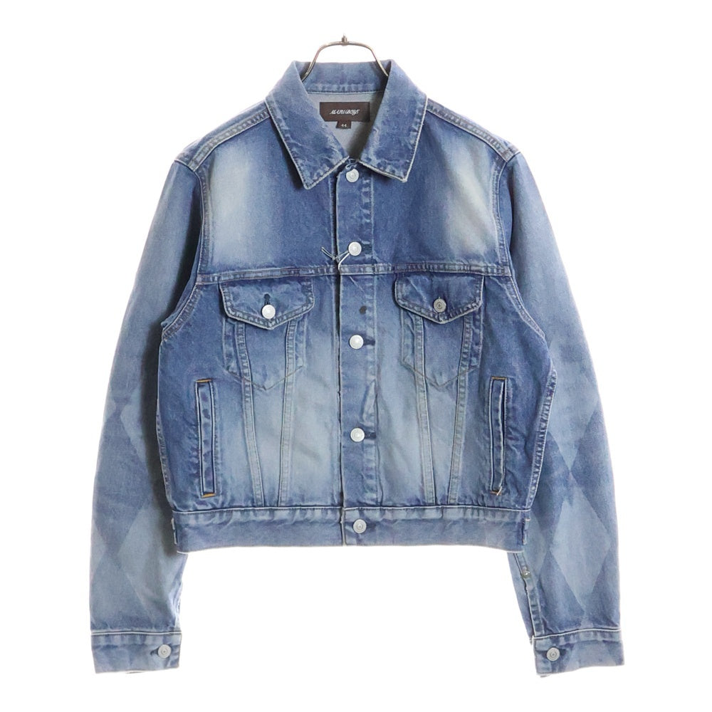 MASU(エムエーエスユー) DIAMOND DENIM JACKET ダイヤモンド デニムジャケット インディゴ B25F9BL003