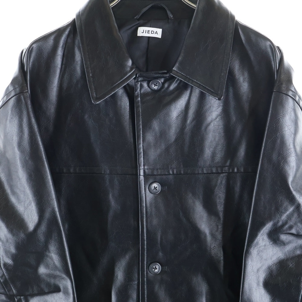 Jieda(ジエダ) FAKE LEATHER CAR COAT フェイクレザー カーコート