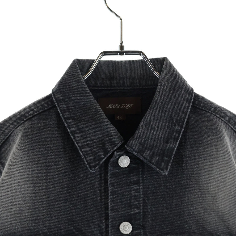 MASU(エムエーエスユー) MB DENIM JACKET USE ウォッシュ加工 デニムジャケット ブラック B25F9BL002