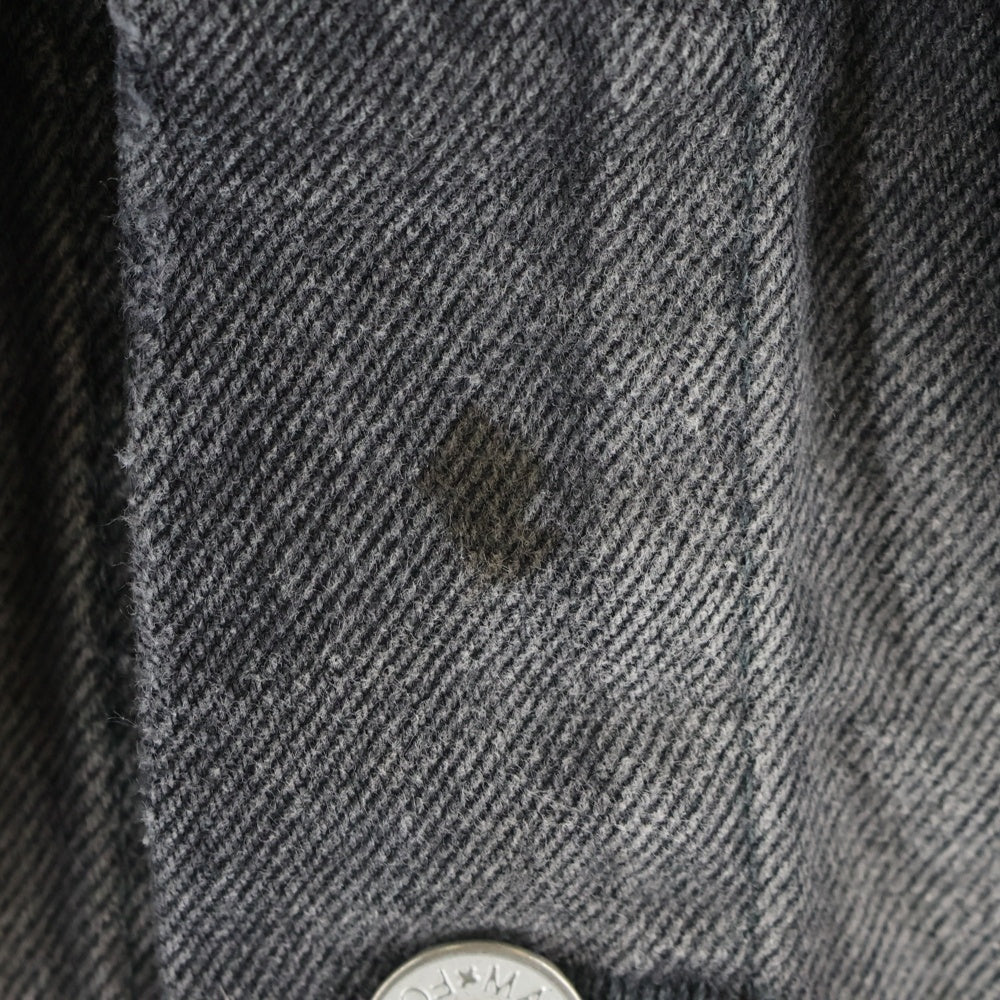 MASU(エムエーエスユー) MB DENIM JACKET USE ウォッシュ加工 デニムジャケット ブラック B25F9BL002