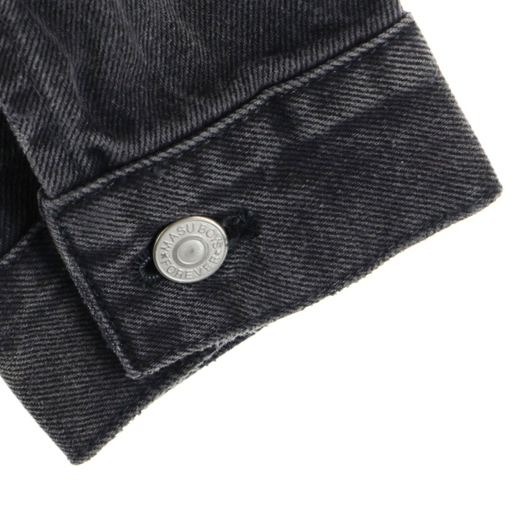 MASU(エムエーエスユー) MB DENIM JACKET USE ウォッシュ加工 デニムジャケット ブラック B25F9BL002