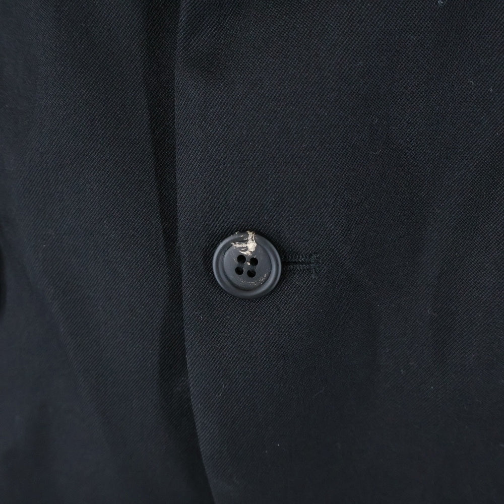NO BRAND(ノーブランド) SASAKI SATORU ササキサトル 2WAY LAPEL TAILORED JACKET 2WAYラペル シングル テーラードジャケット ブラック FW25M-S2S007-204