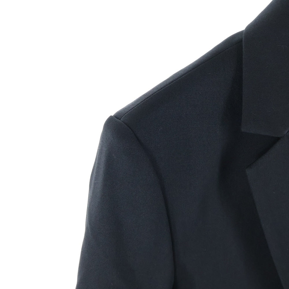 NO BRAND(ノーブランド) SASAKI SATORU ササキサトル 2WAY LAPEL TAILORED JACKET 2WAYラペル シングル テーラードジャケット ブラック FW25M-S2S007-204