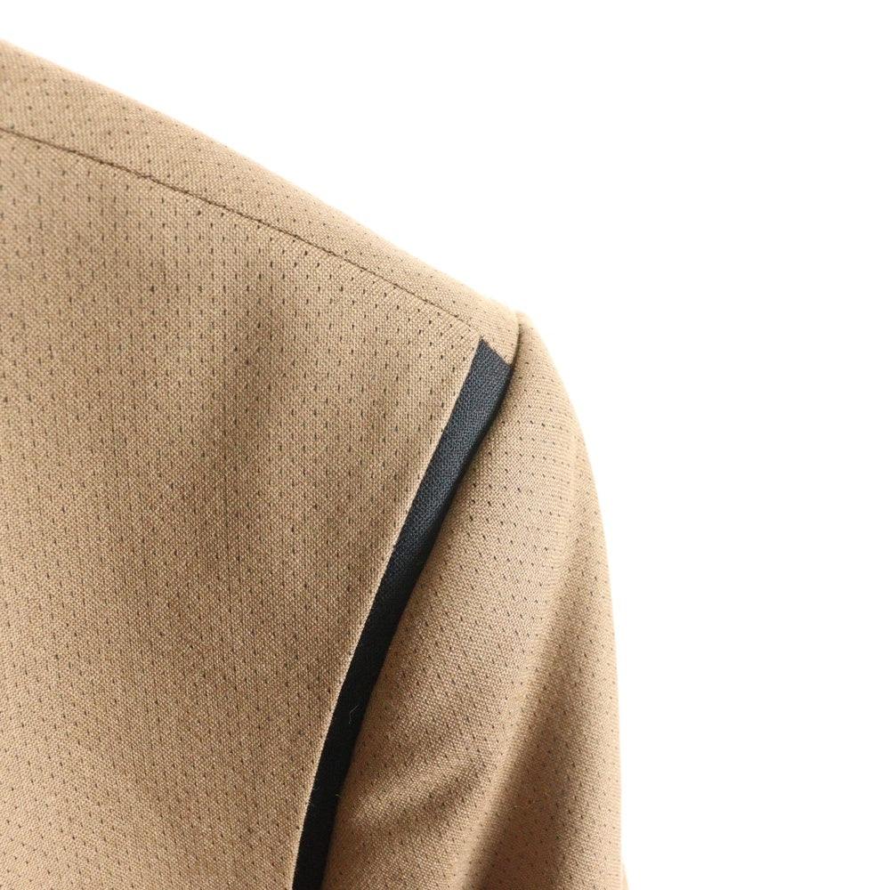 NO BRAND(ノーブランド) ETHOSENS エトセンス Layer Jacket レイヤードジャケット テーラードジャケット ブラウン 2E225-41