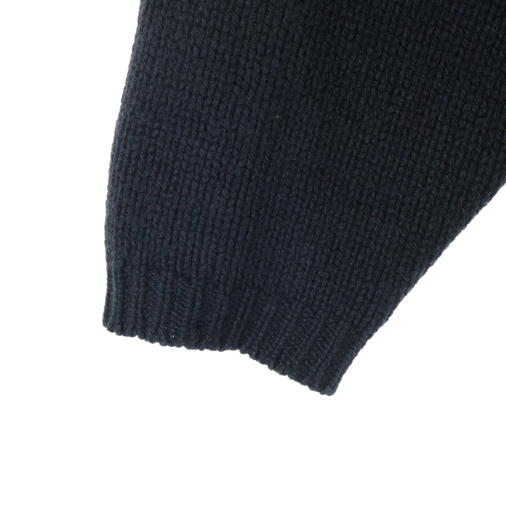 SUPREME(シュプリーム) 20AW × YOHJI YAMAMOTO sweater ヨウジヤマモト フロント花デザイン クルーネックニットセーター ブラック