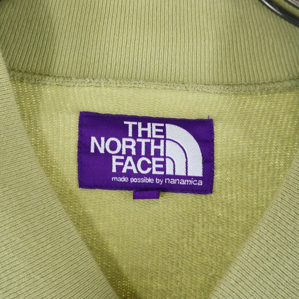 THE NORTH FACE(ザノースフェイス) 10ozマウンテンスナップ スウェット カーディガン イエロー NT6901N