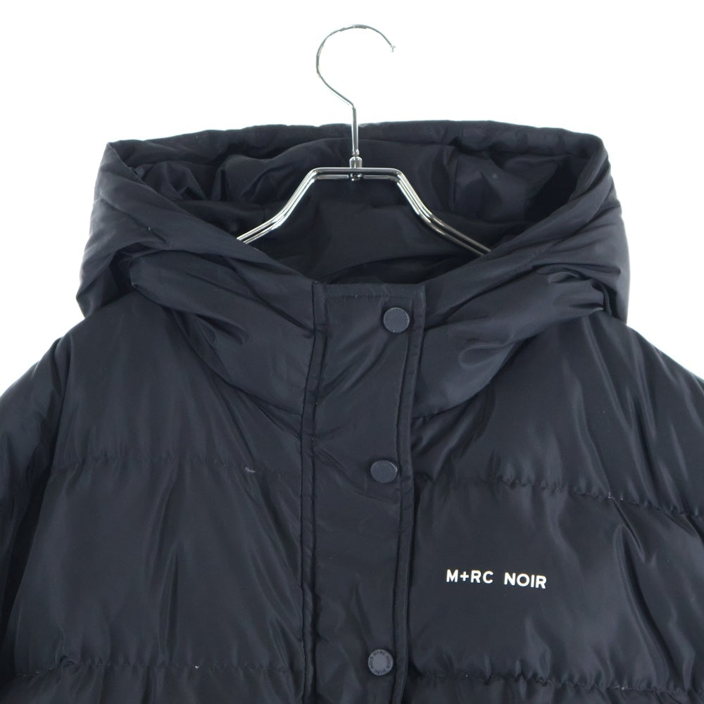 M+RC NOIR(マルシェノア) ロゴプリント ダウンジャケット アウター ブラック
