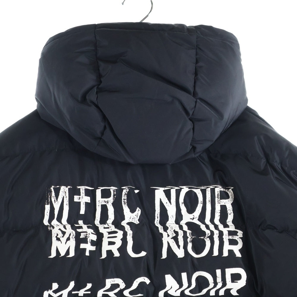 M+RC NOIR(マルシェノア) ロゴプリント ダウンジャケット アウター ブラック