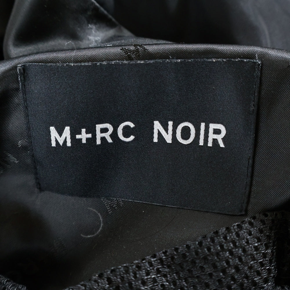 M+RC NOIR(マルシェノア) ロゴプリント ダウンジャケット アウター ブラック