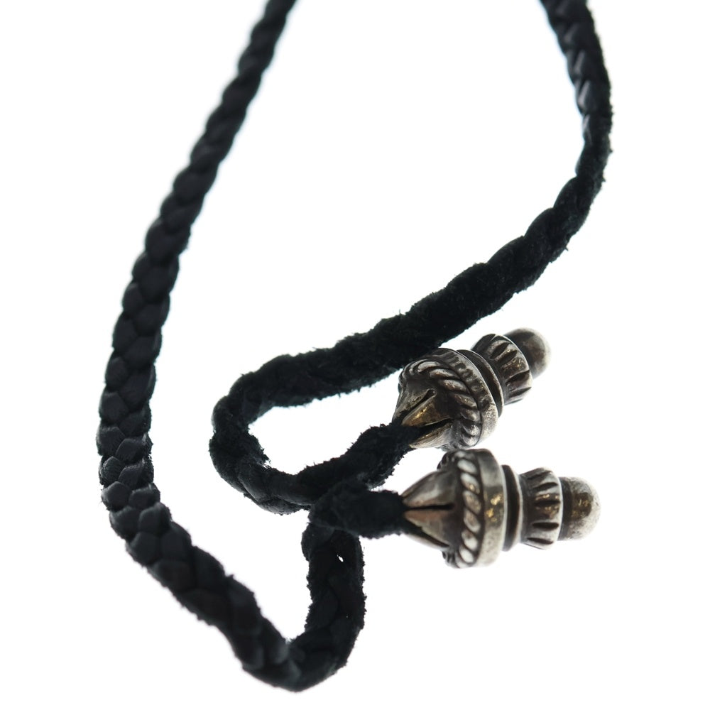 CHROME HEARTS(クロムハーツ) CH CRS SMLスモールCHクロス BC ボロチップブレイド ネックレス シルバー BCA220