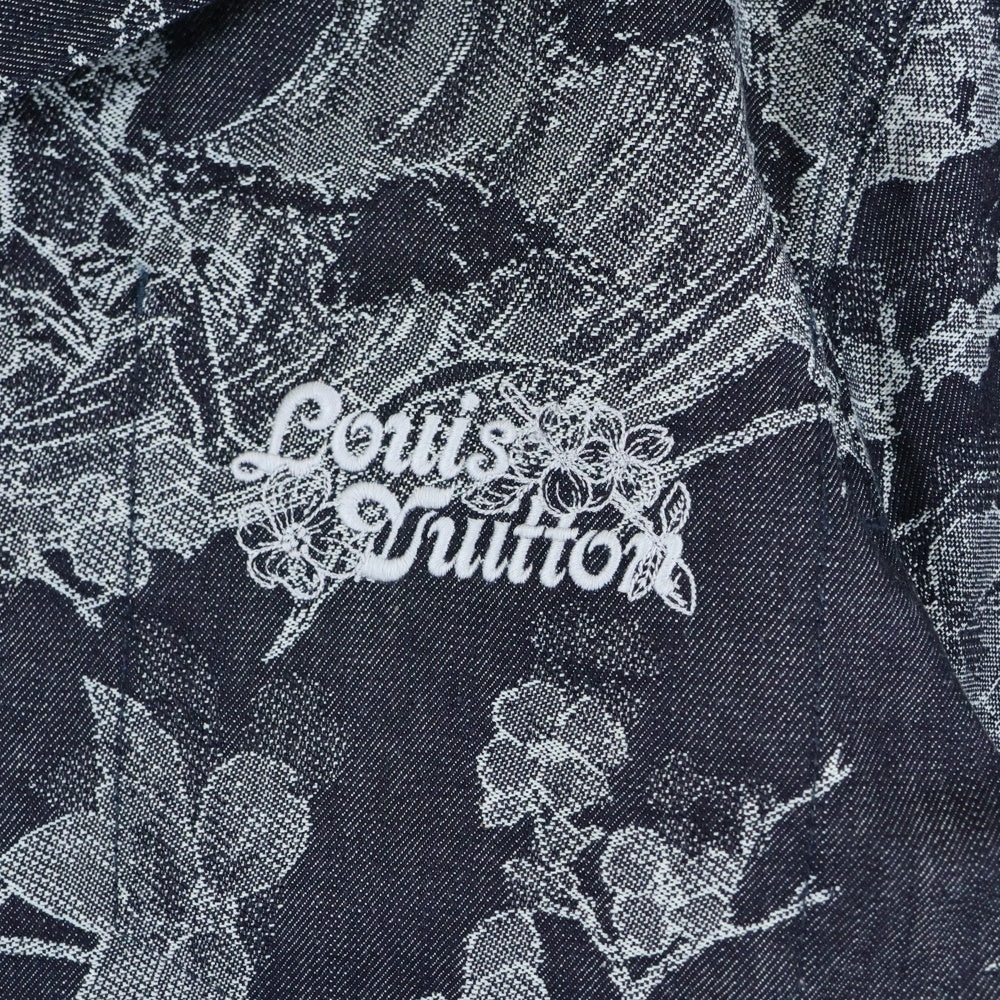 LOUIS VUITTON(ルイヴィトン) 24AW ロゴ刺繍 フラワー総柄 ジャガード