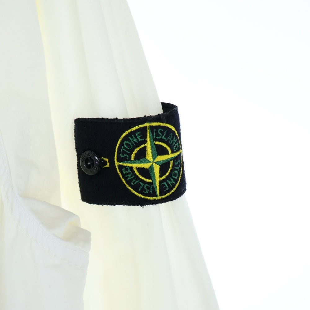 STONE ISLAND(ストーンアイランド) 21SS ガーメントダイ オールド加工 フライトジャケット ホワイト 7415439WN