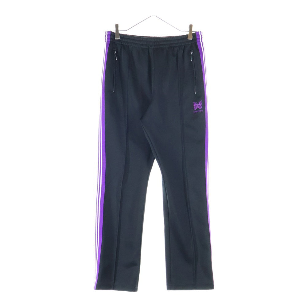 Needles(ニードルス) パピヨン刺繍 サイドライン トラックパンツ ブラック EJ341