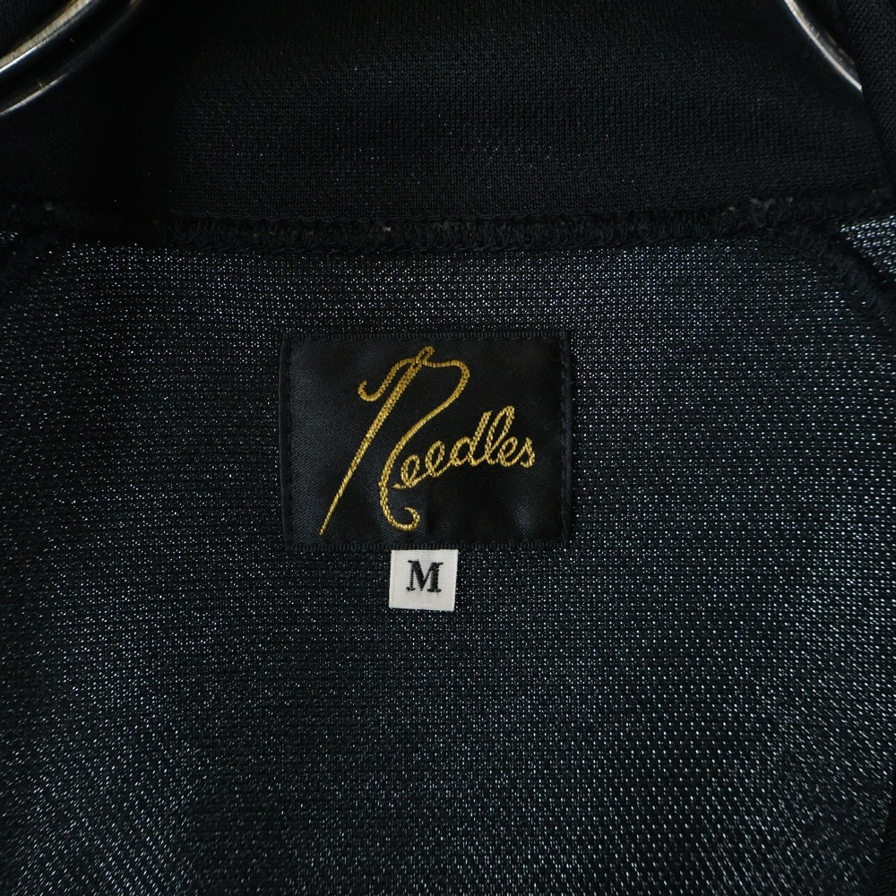 Needles(ニードルス) パピヨン刺繍 アームライン トラックジャケット ブラック EJ340