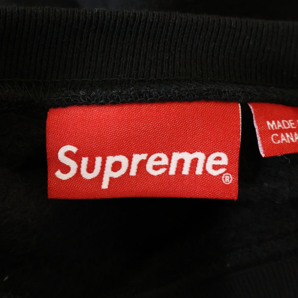 SUPREME(シュプリーム) 23aw NYC Crewneck ロゴプリント クルーネックトレーナー スウェット ブラック