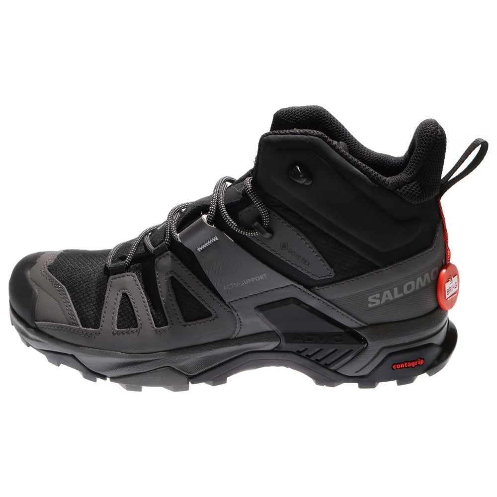 SALOMON(サロモン) X ULTRA 4 MID GTX ウルトラ4 ゴアテックス ハイカットスニーカー ブラック 413834
