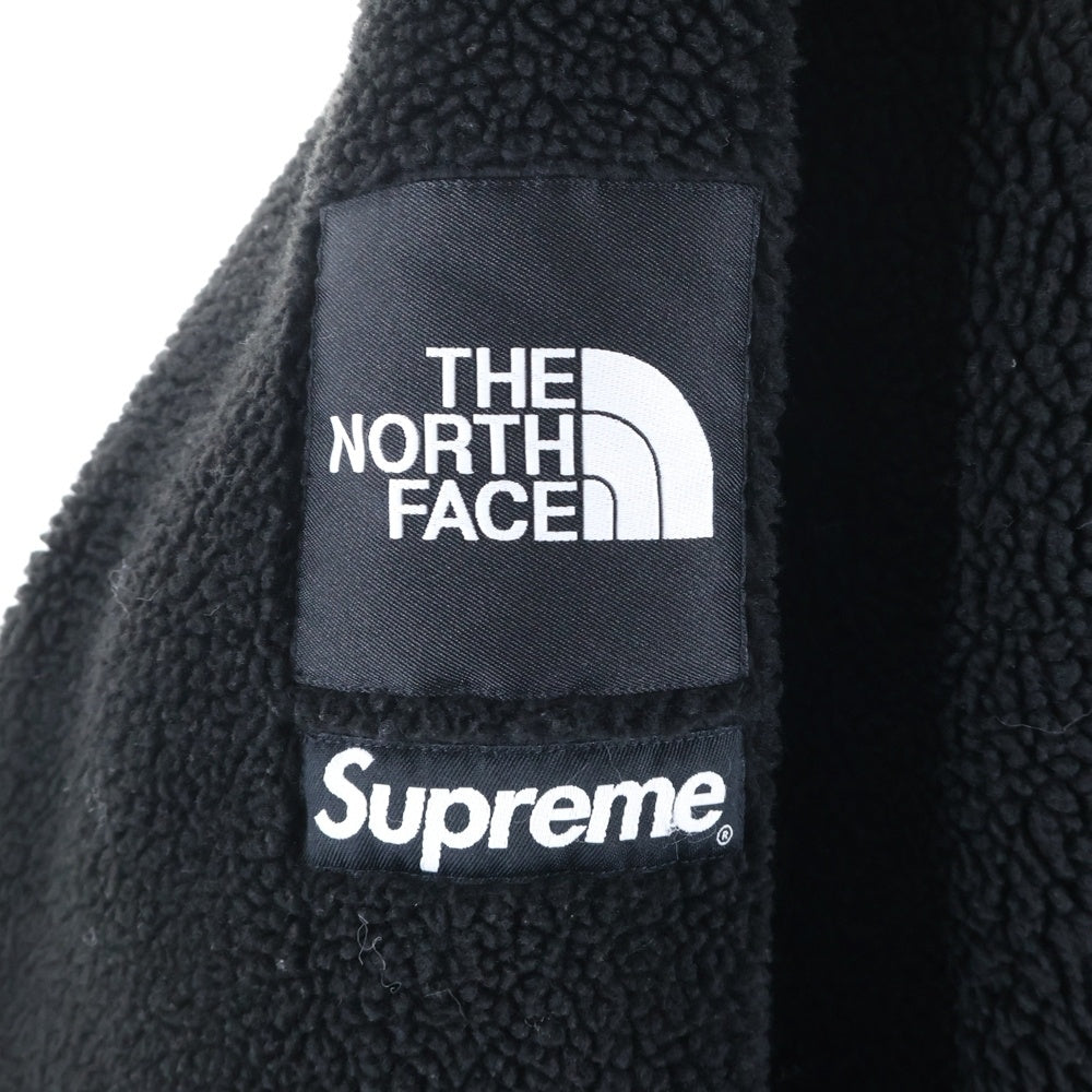 SUPREME(シュプリーム) 20AW ×THE NORTH FACE S Logo Hooded Fleece Jacket ザノースフェイス Sロゴ フリース ジャケット ブラック NT620041