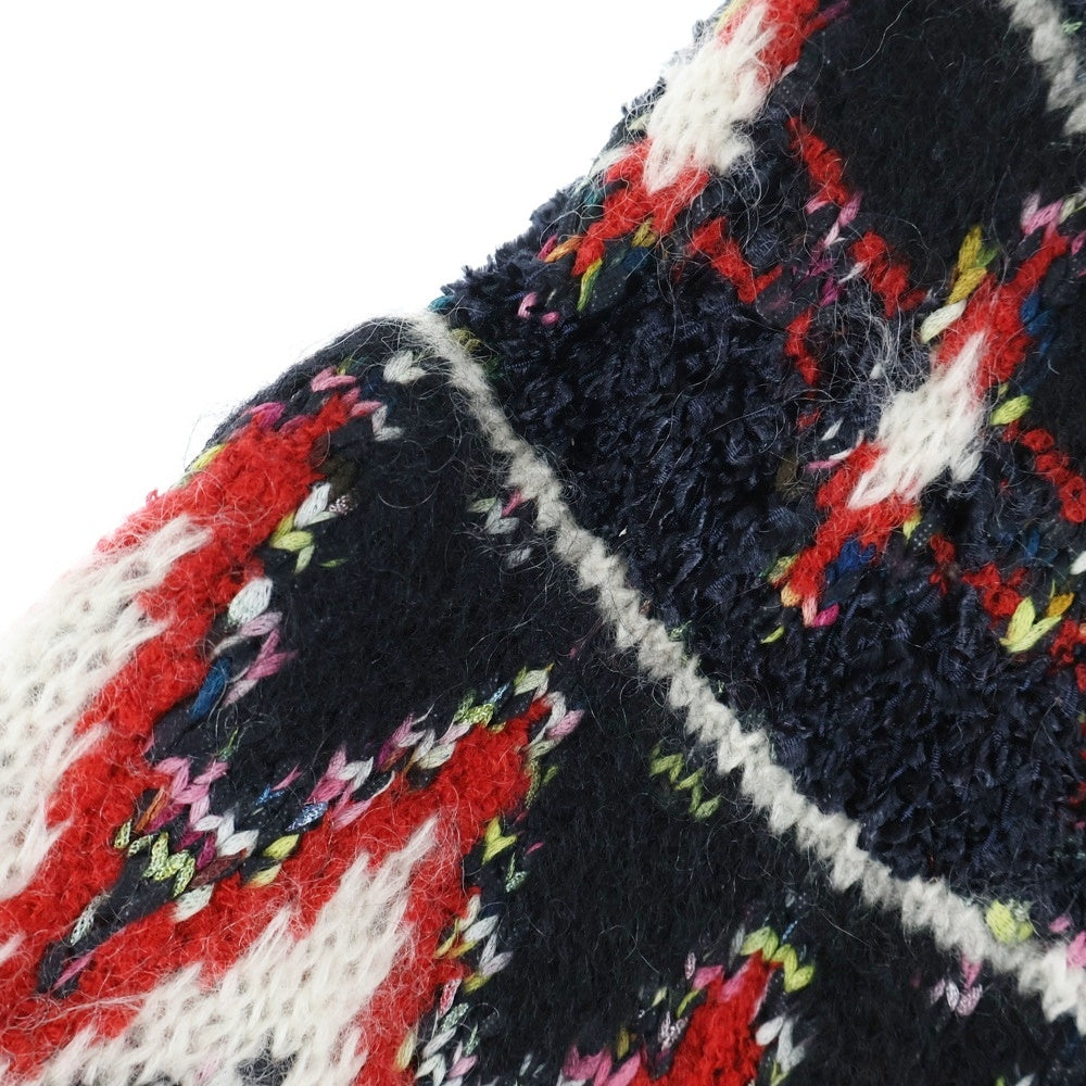 COOHEM(コーヘン) 19AW MOHAIR NORDIC SWEATER モヘア クルーネックニット セーター マルチ 10-194-023