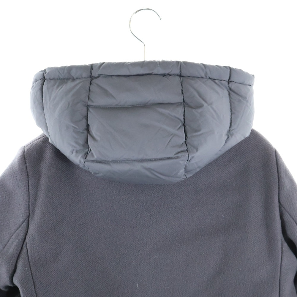 HERNO(ヘルノ) ウール レイヤードダウンコート ロングコート グレー 14452-13731-4