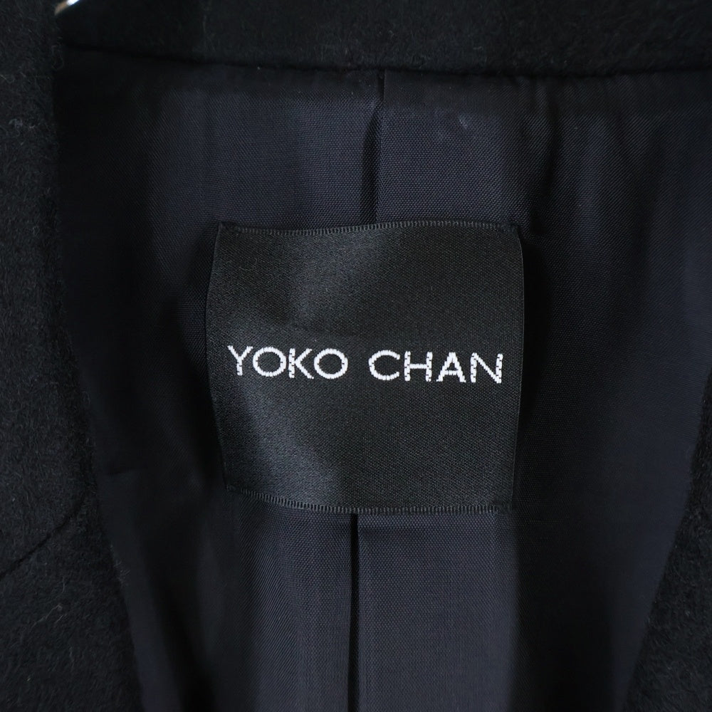 YOKO CHAN(ヨーコ チャン) ウール 1Bテーラード ジャケット ブラック YCJ-314-006