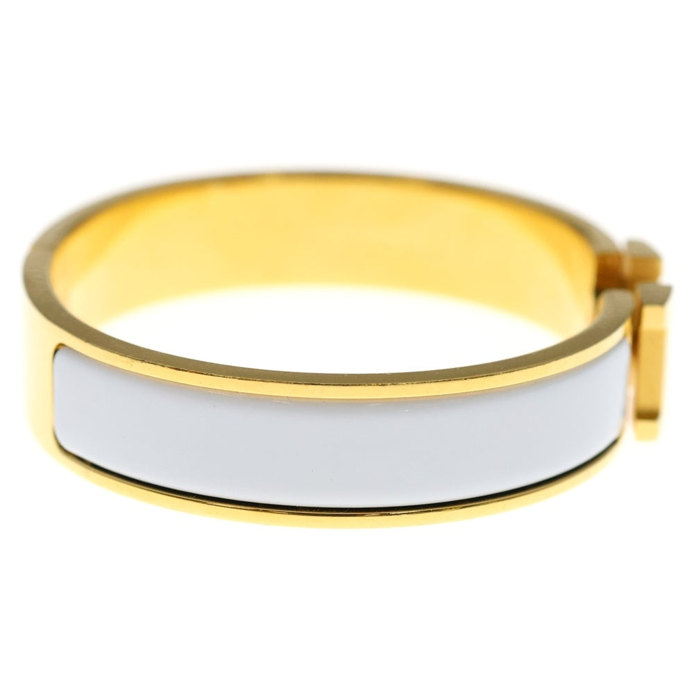 HERMES(エルメス) PM クリックH ブレスレット バングル ゴールド/ホワイト