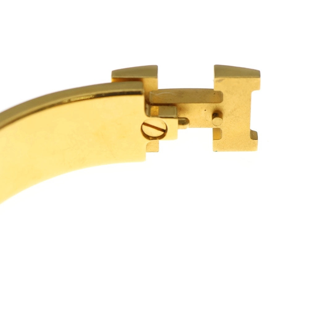 HERMES(エルメス) PM クリックH ブレスレット バングル ゴールド/ホワイト