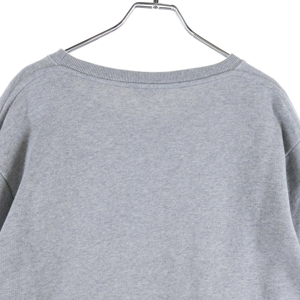 LOEWE(ロエベ) アナグラム ロゴ刺繍 クルーネックスウェット トレーナー グレー H526Y24J07