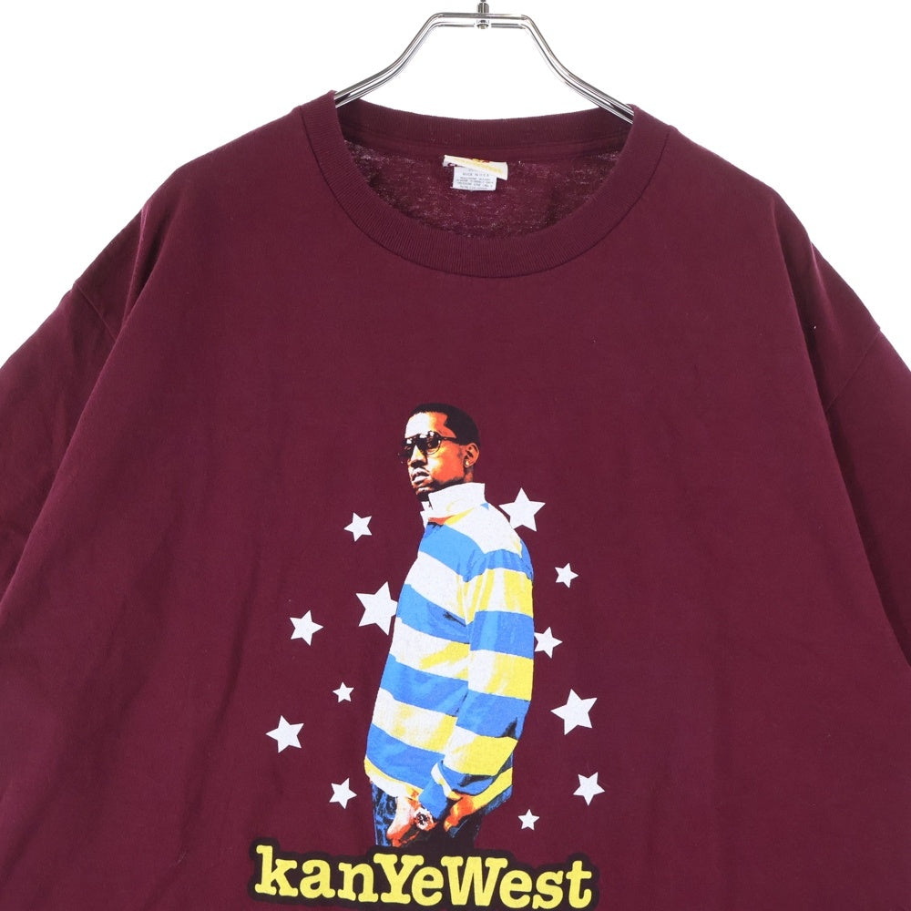 VINTAGE(ヴィンテージ) 00S KANYE WEST School Spirit Tour 2004 カニエウェスト ツアー 半袖Tシャツ カットソー ボルドー