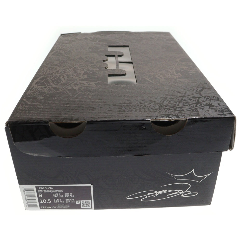NIKE(ナイキ) LEBRON XIX レブロン 19 ハイカットスニーカー シューズ ベージュ US9/27.0cm DC9339-200