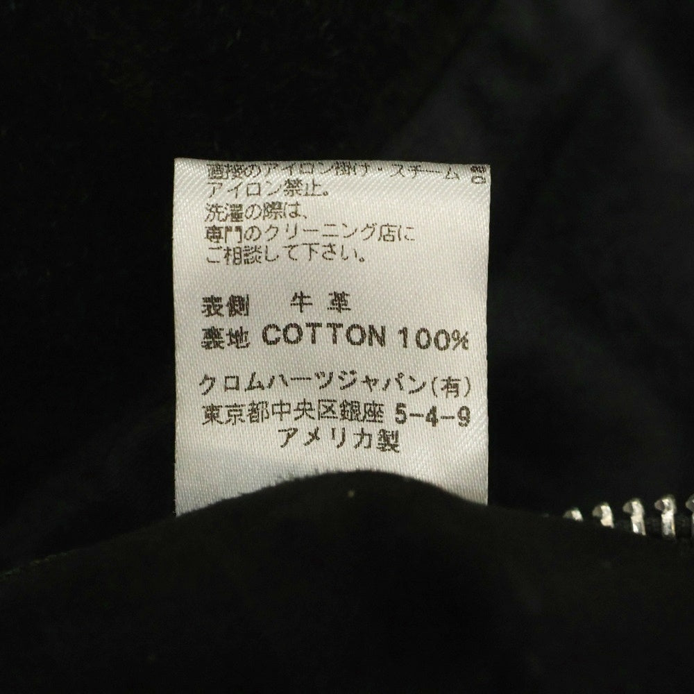 CHROME HEARTS(クロムハーツ) 2B SUEDE VEST スエードレザー ベスト ジャケット ブラック