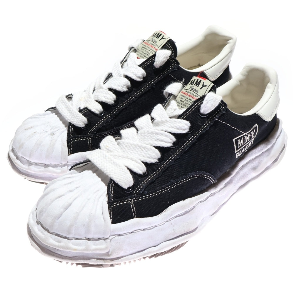 MIHARA YASUHIRO(ミハラヤスヒロ) BLAKEY CANVAS LOW ブレイキー キャンバス ローカットスニーカー ブラック A08FW735