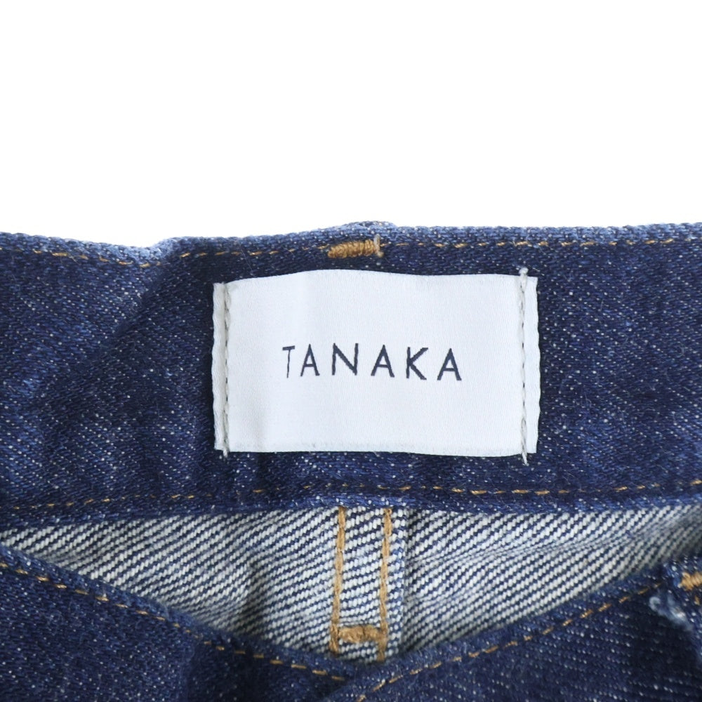 NO BRAND(ノーブランド) TANAKA タナカ ST-2(F) THE JEAN TROUSERS ボタンフライ テーパードデニムパンツ ブルー