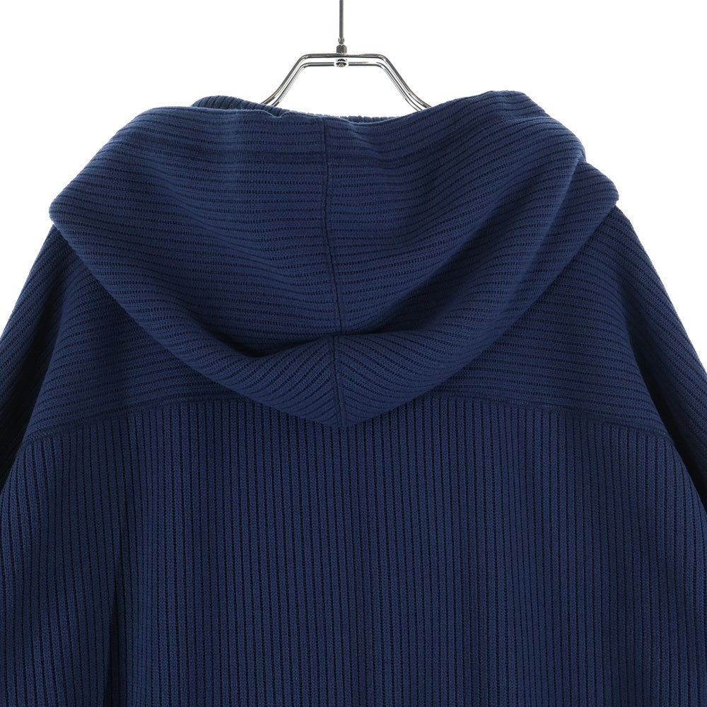 Name.(ネーム) クオータ-ニット ハーフジップパーカー ネイビー NMCU-19AW-013