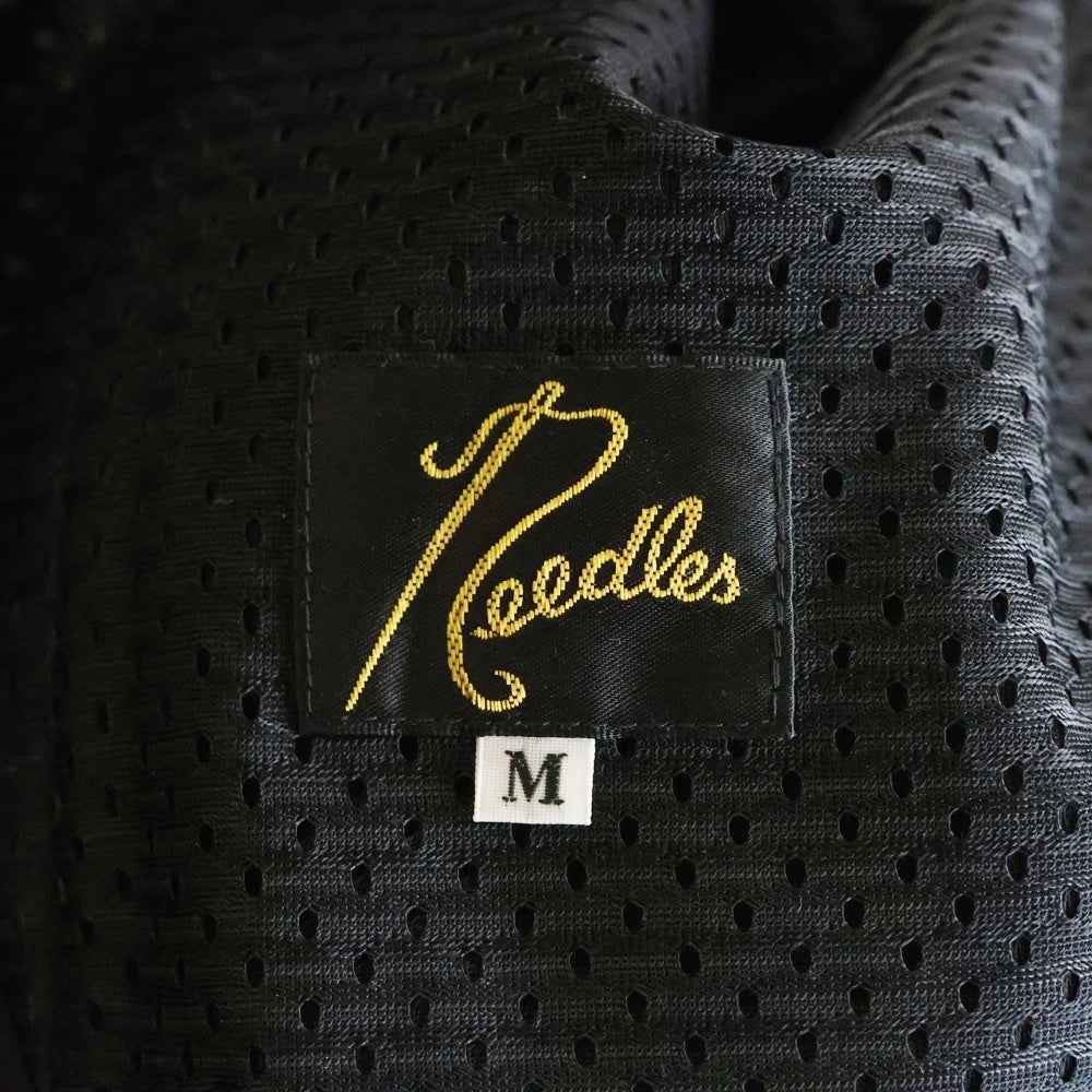 Needles(ニードルス) パピヨン刺繍 サイドライン トラックパンツ グレー HM364