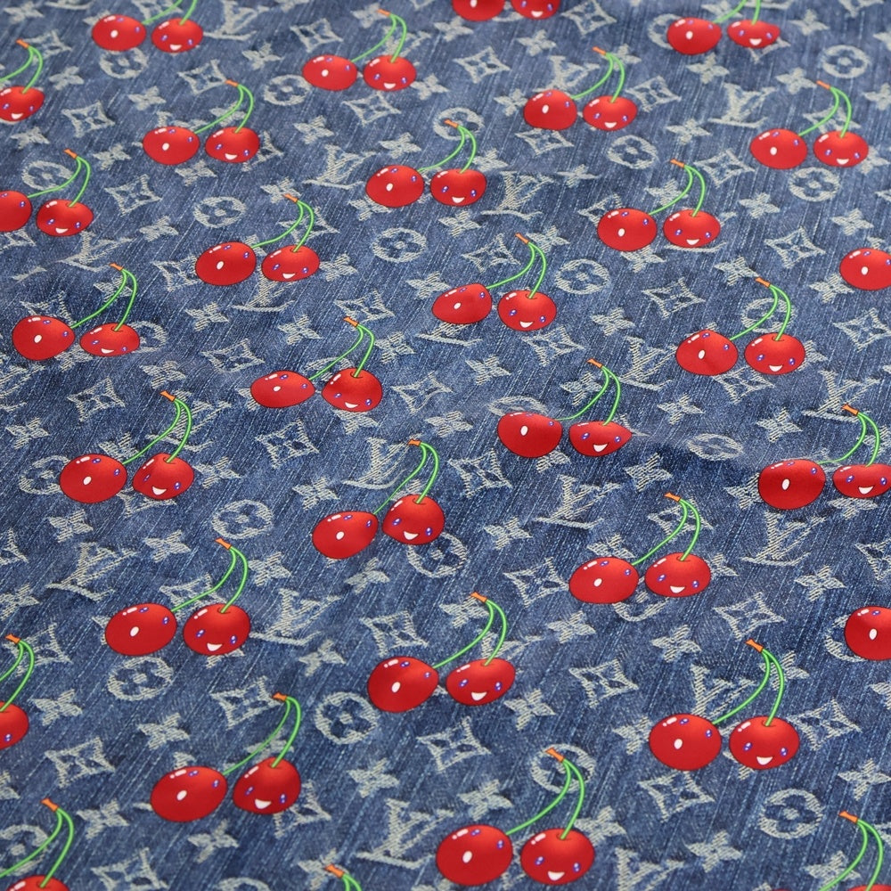 LOUIS VUITTON(ルイヴィトン) ×村上隆 Denim Cerise Square 90