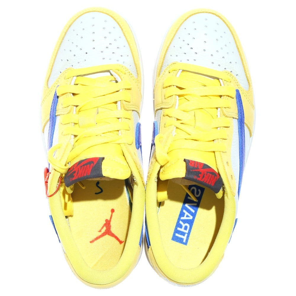 NIKE(ナイキ) ×TRAVIS SCOTT WMNS AIR JORDAN 1 RETRO LOW OG CANAR DZ4137-700 トラヴィススコット ウィメンズ エアジョーダン1カナリー ローカットスニーカー US6.5/23.5cm レディース