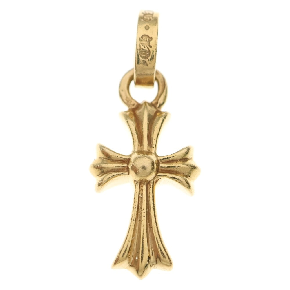 CHROME HEARTS(クロムハーツ) 22K CRS BBYFAT P/DIA ベイビーファット クロス PAVEダイヤ ペンダントトップゴールド BCA035