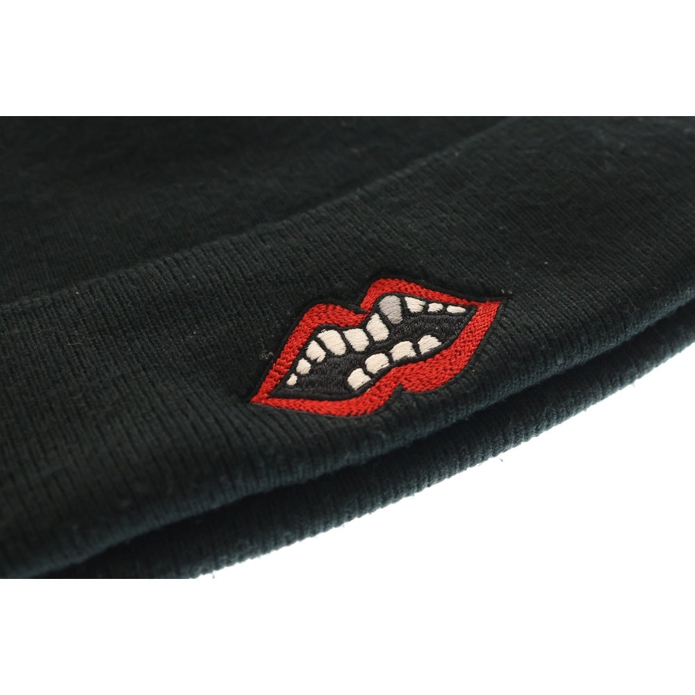 CHROME HEARTS(クロムハーツ) ×MATTY BOY PPO WATCH CAP マッティボーイ チョンパー刺繍ニットキャップ ビーニー ニット帽 ブラック