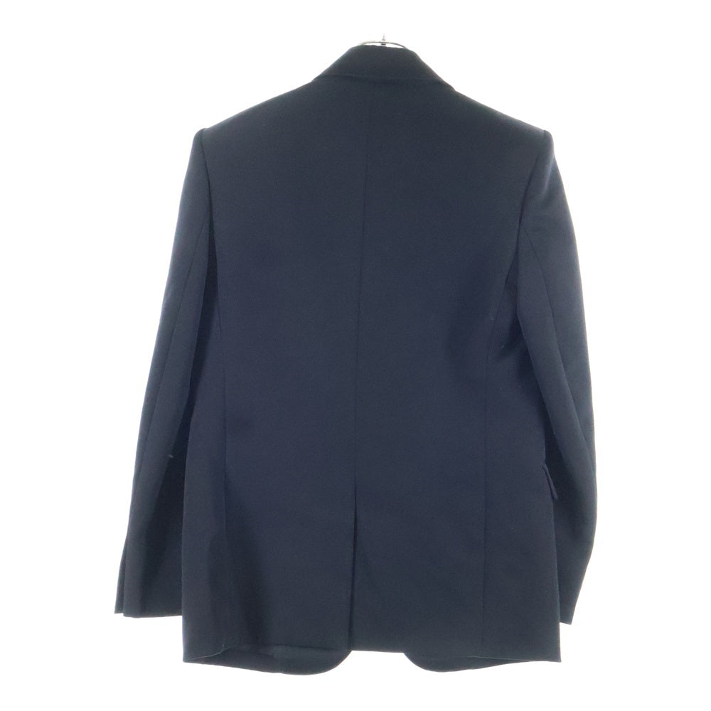 SAINT LAURENT PARIS(サンローランパリ) 23SS ラペル切り替えシングルブレストスモーキングジャケット ブラック 735685 Y7E63