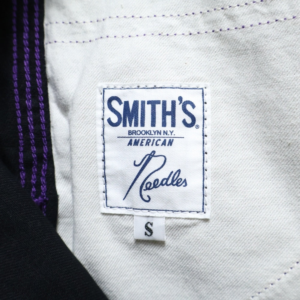 Needles(ニードルス) × SMITH'S AMERICAN ペインターパンツ ワイドパンツ ブラック KP287