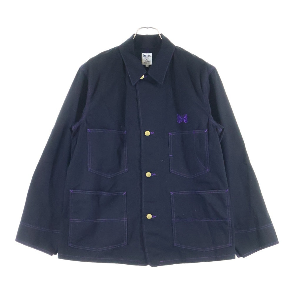 Needles(ニードルス) ×SMITH'S スミス Coverall Cotton Twill カバーオール ワークジャケット ブラック KP285