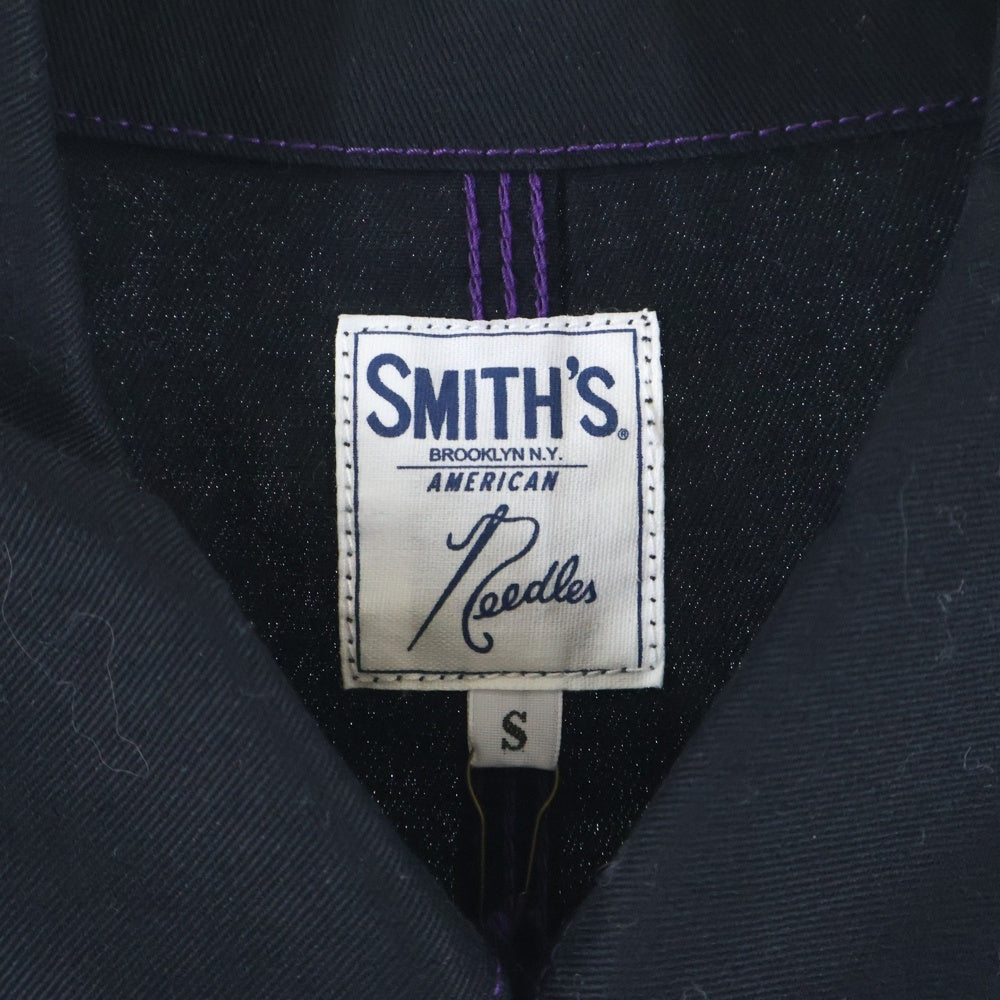 Needles(ニードルス) ×SMITH'S スミス Coverall Cotton Twill カバーオール ワークジャケット ブラック KP285